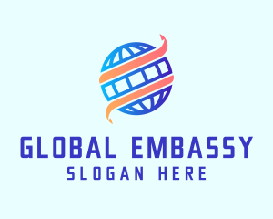 Global Arrow Logistics logo design