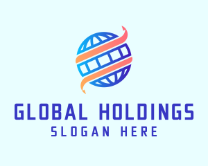 Global Arrow Logistics logo design