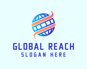 Global Arrow Logistics logo design