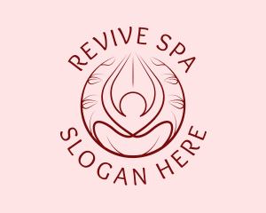 Yoga Wellness Spa  logo design