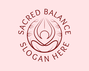 Yoga Wellness Spa  logo design