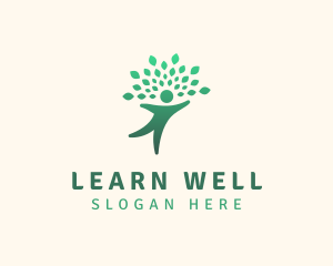 Human Tree Wellness logo design