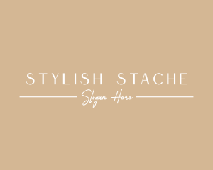 Stylish Feminine Perfume logo design