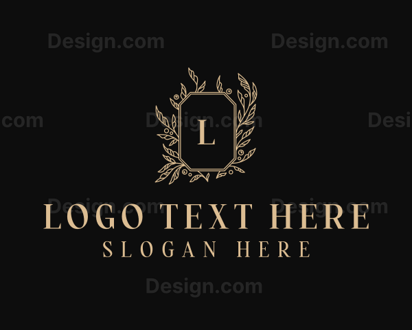 Elegant Floral Salon Logo