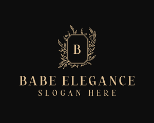 Elegant Floral Salon logo design