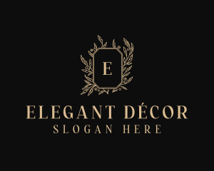 Elegant Floral Salon logo design