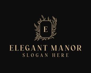 Elegant Floral Salon logo design