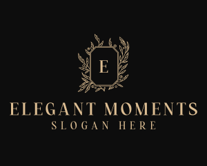 Elegant Floral Salon logo design