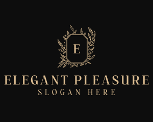 Elegant Floral Salon logo design