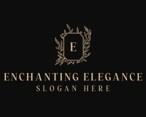 Elegant Floral Salon logo design