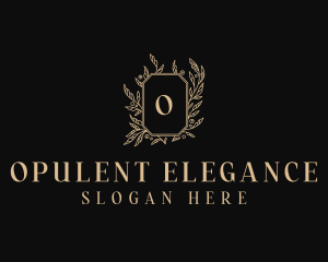 Elegant Floral Salon logo design