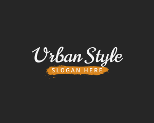 Casual Style Paint logo design