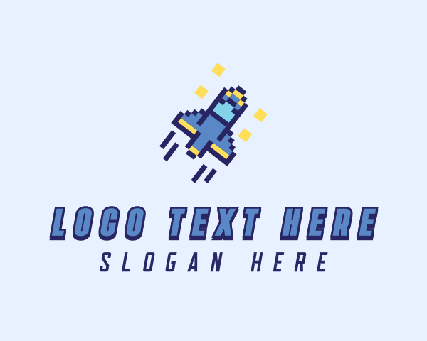 Spaceship logo example 1