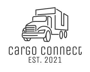 Courier Cargo Truck  logo