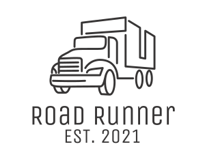 Courier Cargo Truck  logo