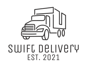 Courier Cargo Truck  logo