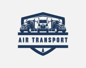 Trailer Cargo Truck logo design