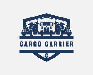 Trailer Cargo Truck logo design