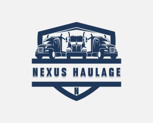 Trailer Cargo Truck logo design