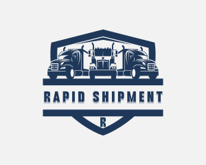 Trailer Cargo Truck logo design