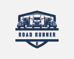 Trailer Cargo Truck logo design