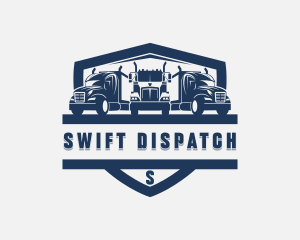 Trailer Cargo Truck logo design