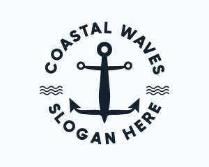 Nautical Marine Anchor logo design