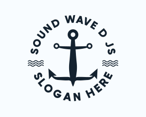 Nautical Marine Anchor logo design