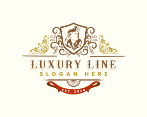 Luxury Gentleman Floral logo design