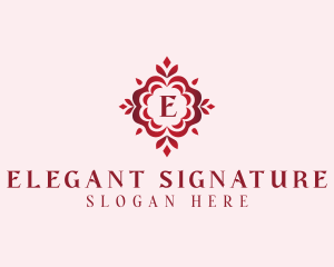 Stylish Floral Garden logo design