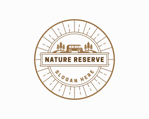 Nature Travel Van logo design