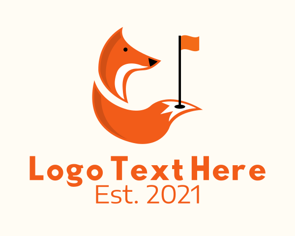 Golf Player logo example 1