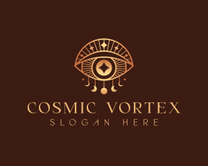 Cosmic Moon Eye logo design