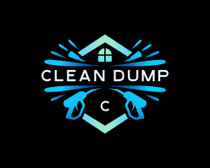 Pressure Wash Cleaning logo design