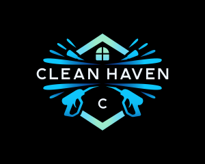 Pressure Wash Cleaning logo design