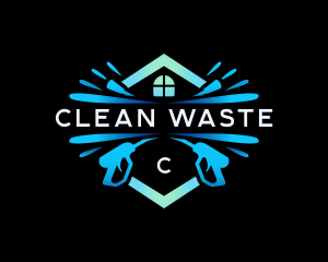 Pressure Wash Cleaning logo design