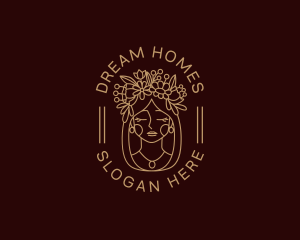 Flower Crown Woman logo