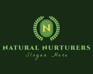 Natural Wreath Boutique logo design