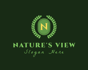 Natural Wreath Boutique logo design