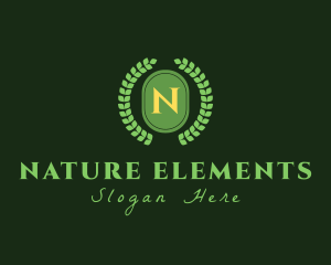 Natural Wreath Boutique logo design