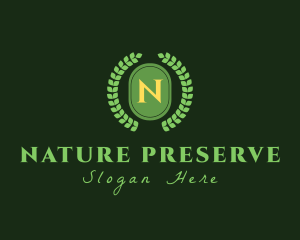 Natural Wreath Boutique logo design