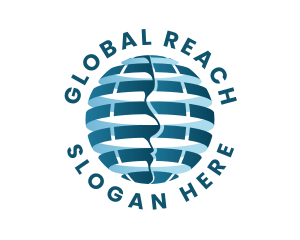 Company Global Face logo design