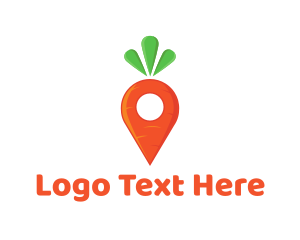 Carrot Location Pin logo