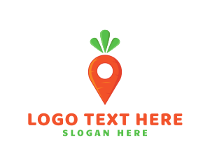 Carrot Location Pin logo