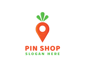 Carrot Location Pin logo