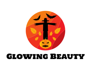 Halloween Scarecrow Pumpkin logo