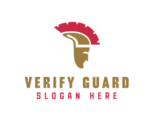 Spartan Helmet Head logo design