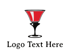 Red Wine Glass logo