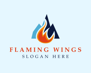 Industrial Gas Fire logo design