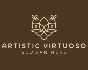 Minimalist Flower Boutique  logo design